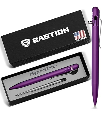 Amazon | BASTION® ラグジュアリーボルトアクションペン、丈夫な